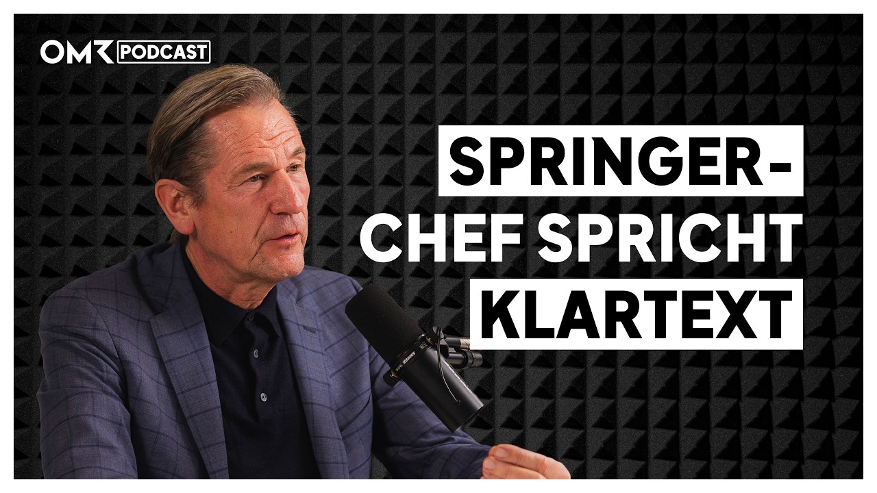 Axel-Springer-Chef Mathias Döpfner über Elon Musk, die AfD und die Zukunft des Journalismus (4K)