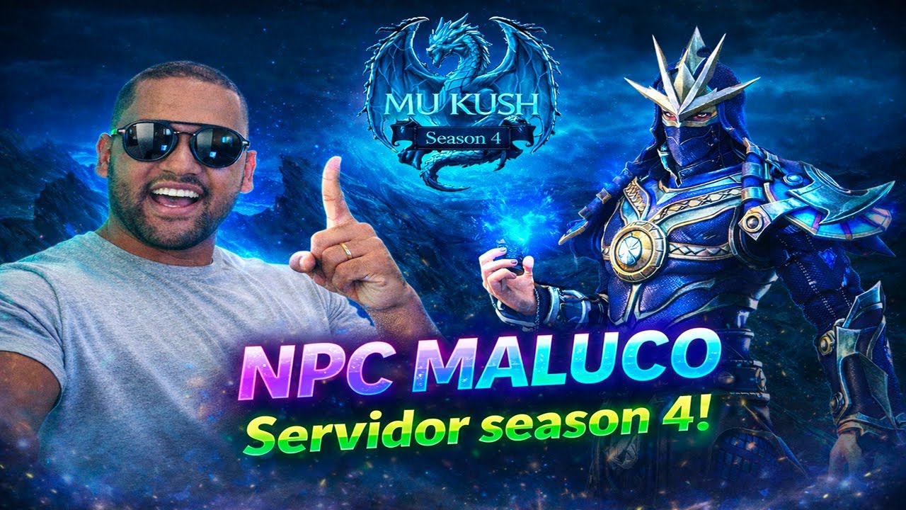 SEASON 4 NA TELA [MU KUSH] FIM DE SEMANA COM NPC MALUCO!🟡AO VIVO🟡