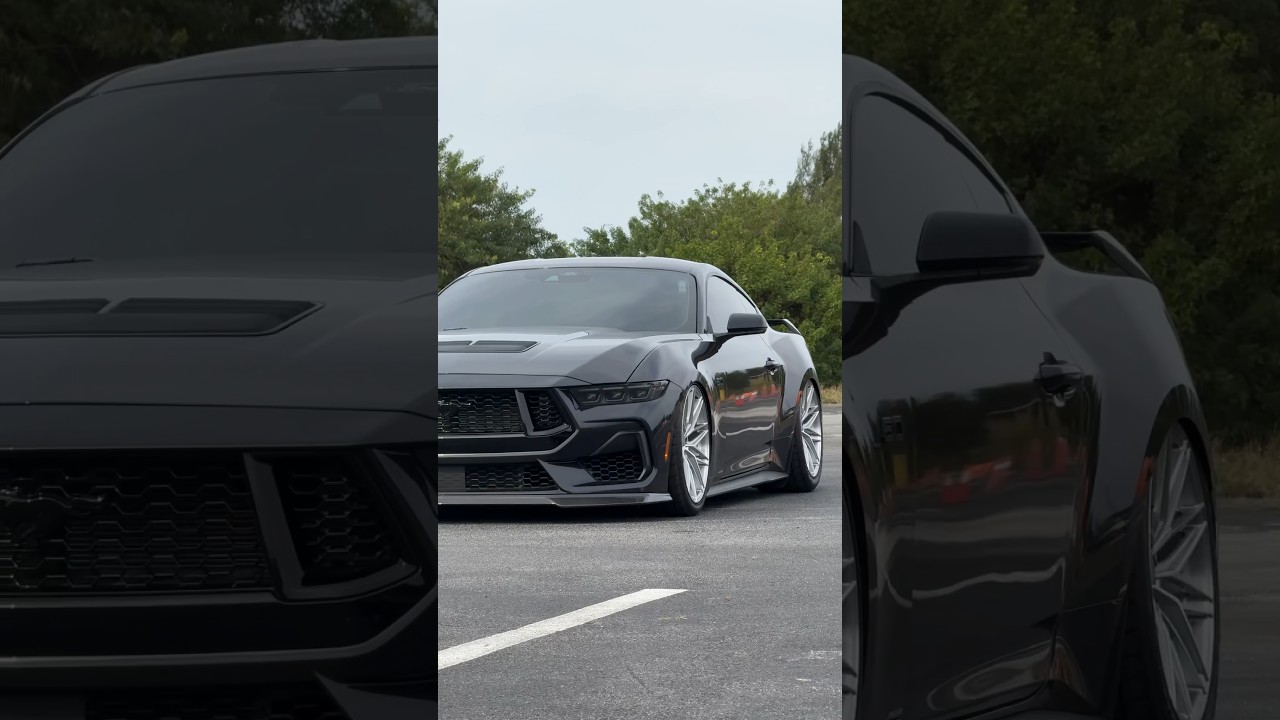 The all new 2024 Mustang GT on Air Suspension Bags! #ford #mustang #fordmustang
