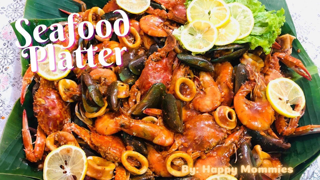 Seafood Platter l How to cook seafood platter l Buttered garlic seafood