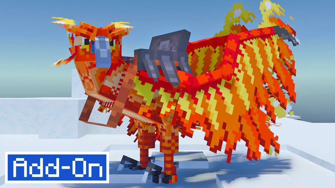 Обзор дополнения «MOUNTS MYTH & DRAGONS» для Minecraft Bedrock Edition
