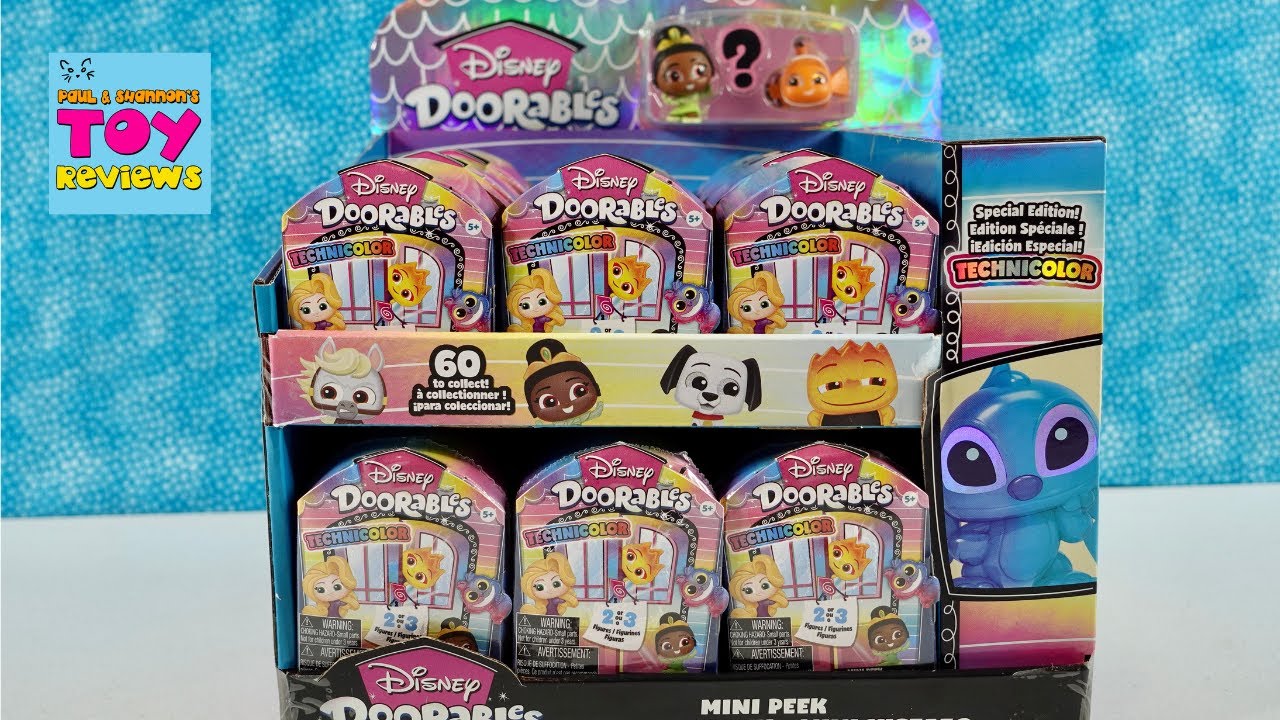 Disney Doorables Technicolor 2 Pack Blind Bag Figure Opening