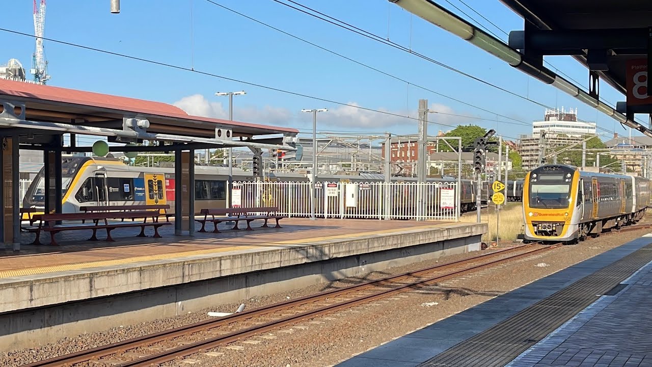 Morning trains and New announcements in Brisbane