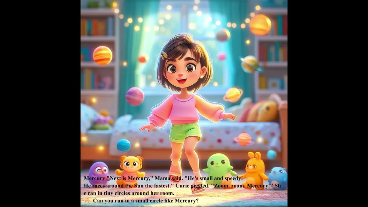 Dancing Planets | Bedtime story for Babies | calm baby 