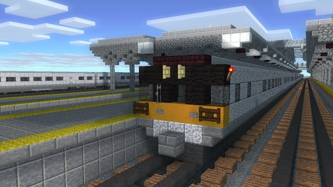 Minecraft Railfanning MTA LIRR Jamaica Station Animation
