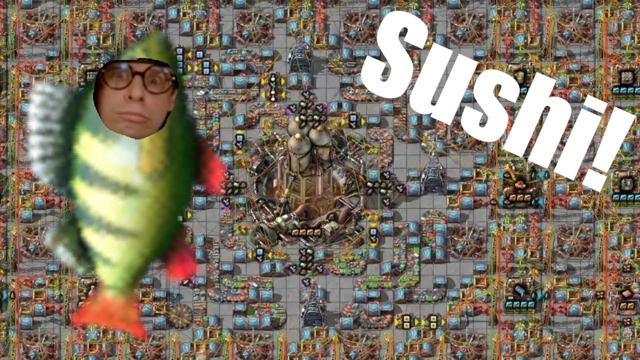 Factorio - Ultimate Sushi Megabase (500spm)