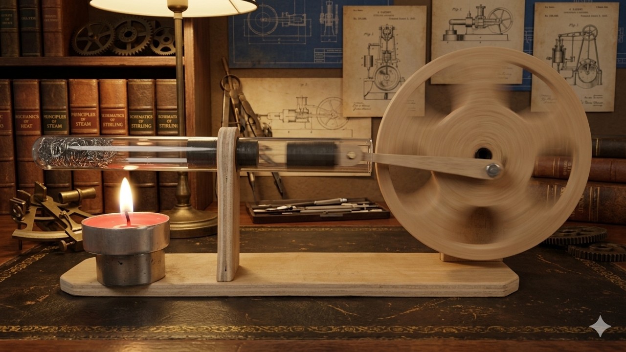 DIY Thermoacoustic Stirling Engine
