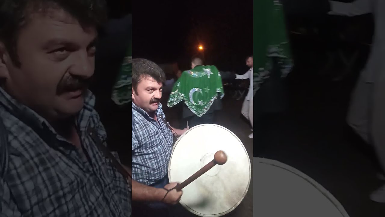 Amasya davul zurna davulcu İsmail Muslu yine şovunu yapıyor