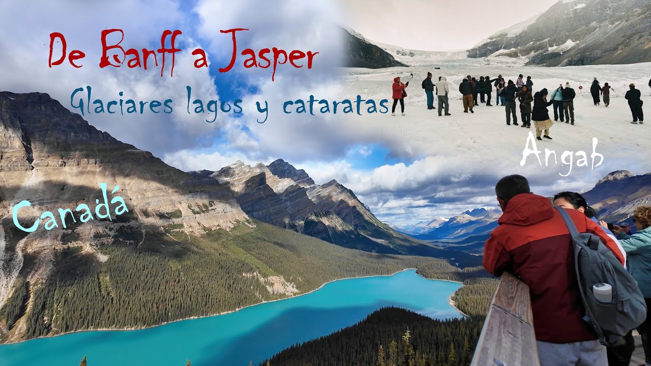 De Banff a Jasper 🇨🇦 | Icefields Parkway: Glaciares, Lagos y Naturaleza en las Montañas Rocosas - 4K