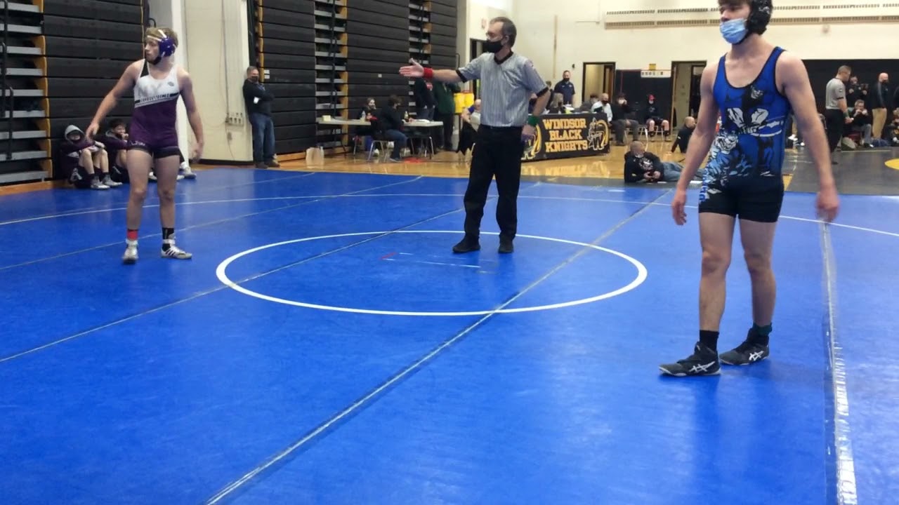 160 Parkison, Sam v Jenkins, A. (Norwich Sr HS) 12-29-21 L PIN 2:45