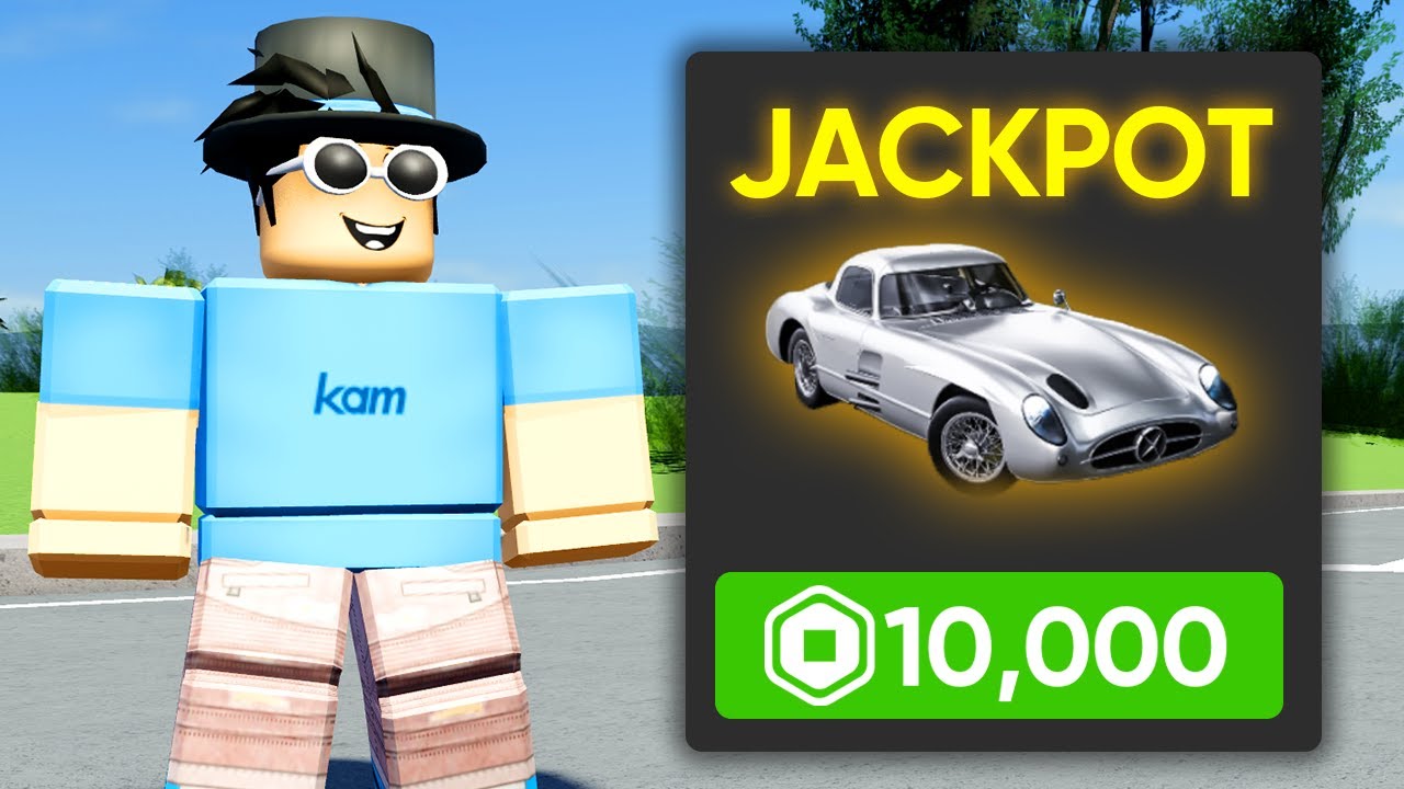 Я поставил 10 000 робуксов на Driving Empire..
