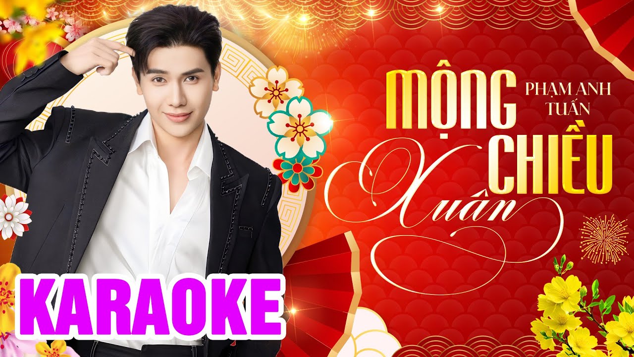 [ KARAOKE ] MỘNG CHIỀU XUÂN - PHẠM ANH TUẤN | Gió chiều thầm vương bao nhớ nhung..