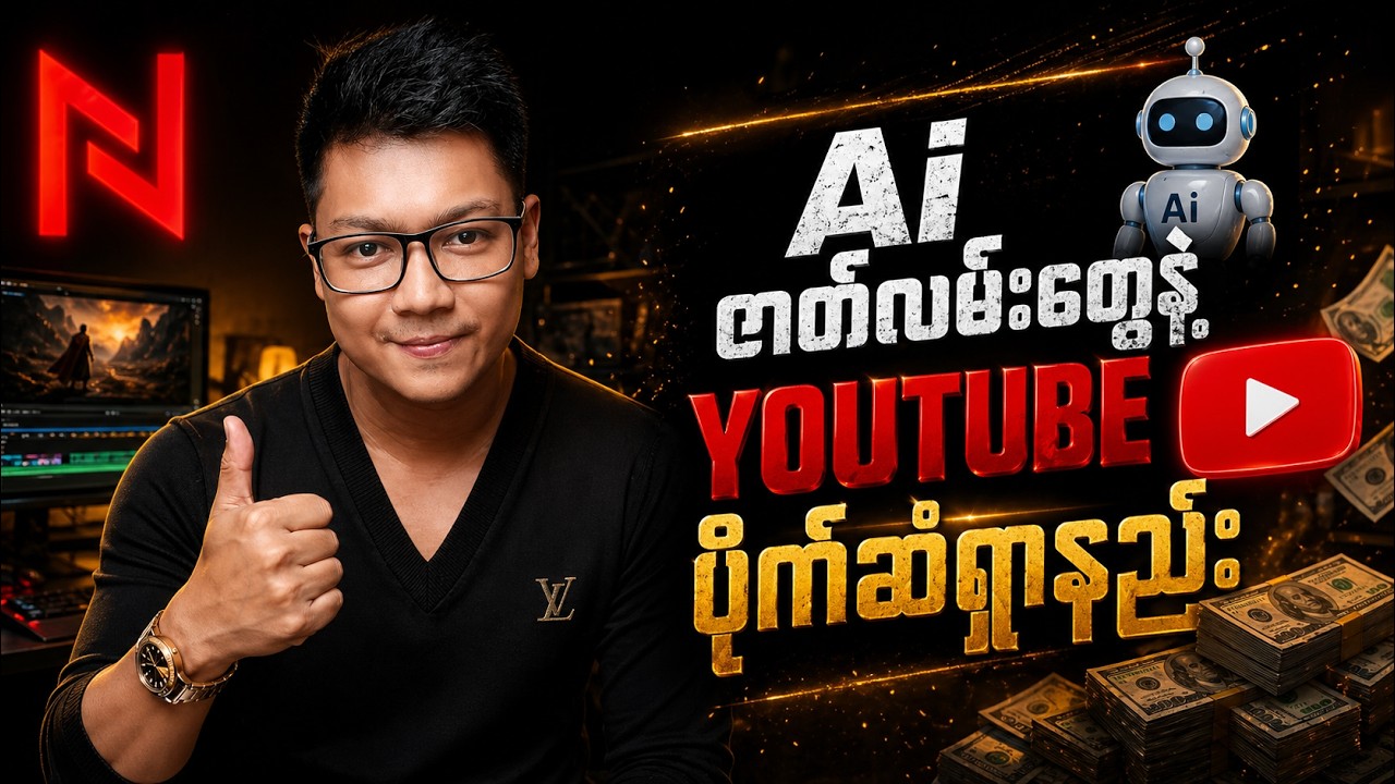 Ai ဇတ်လမ်းတွေနဲ့ Youtube မှာ ပိုက်ဆံရှာနည်း (စ/ဆုံး)