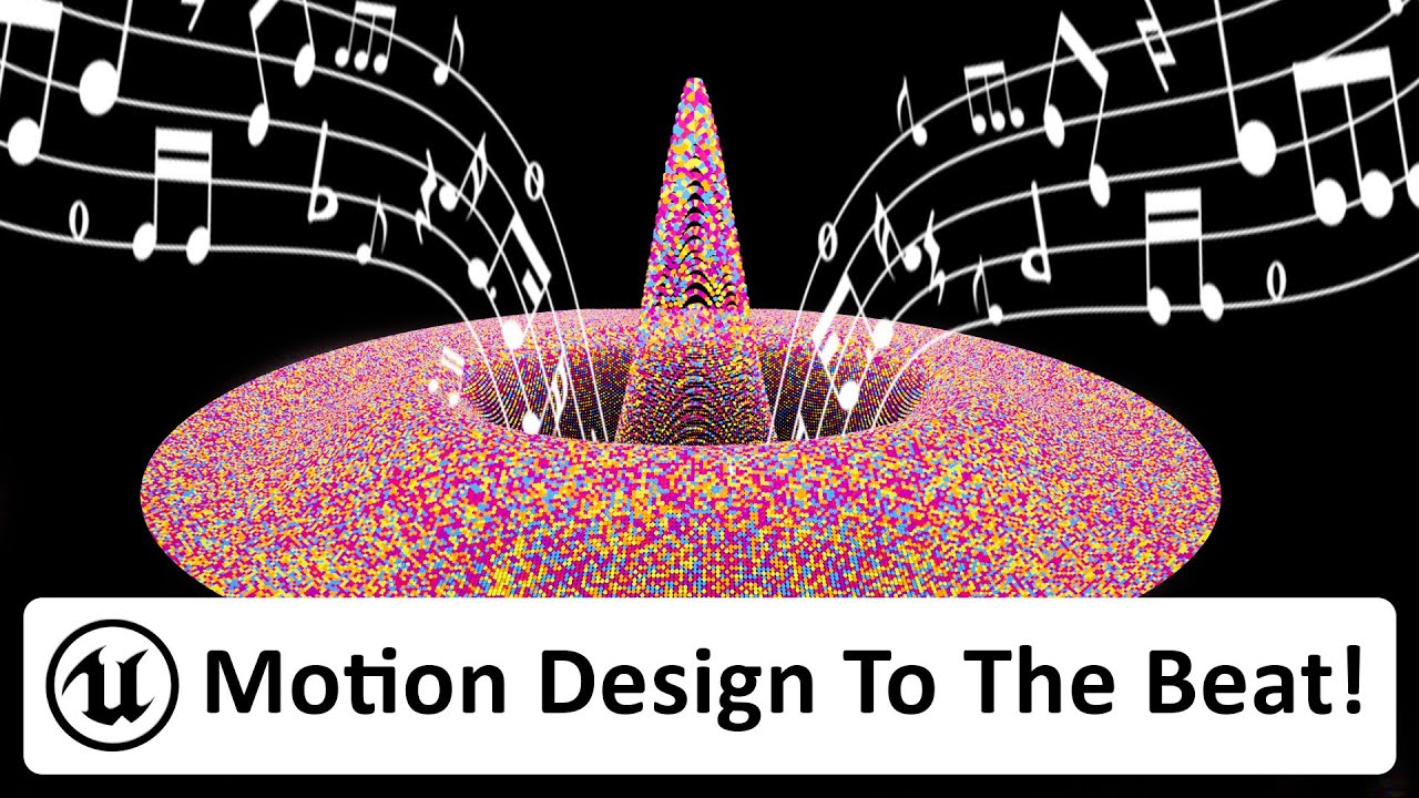 Unreal Engine 5.4 Audio Visual Motion Design Tutorial Under 5 Mins