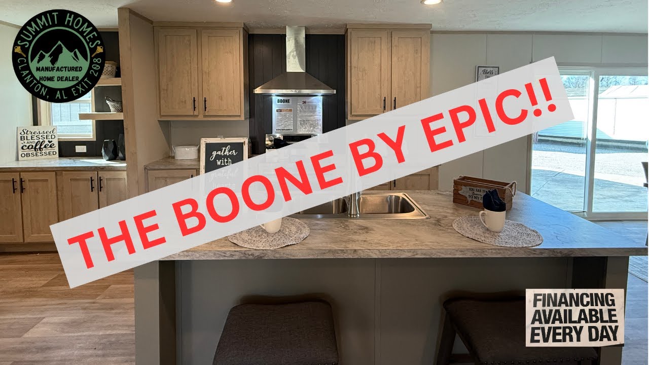 THE BOONE BY CLAYTON EPIC! #manufacturedhome #mobilehome #4bedrooms #homesweethome