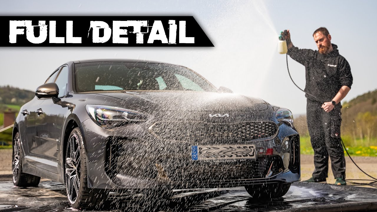 KIA Stinger GT 2024 first Full Detail Car Wash
