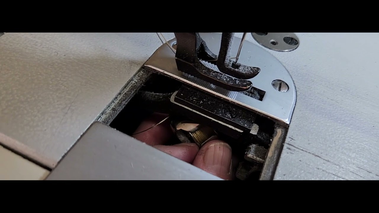 How to Load and Insert a Bobbin in Consew P1 206RB