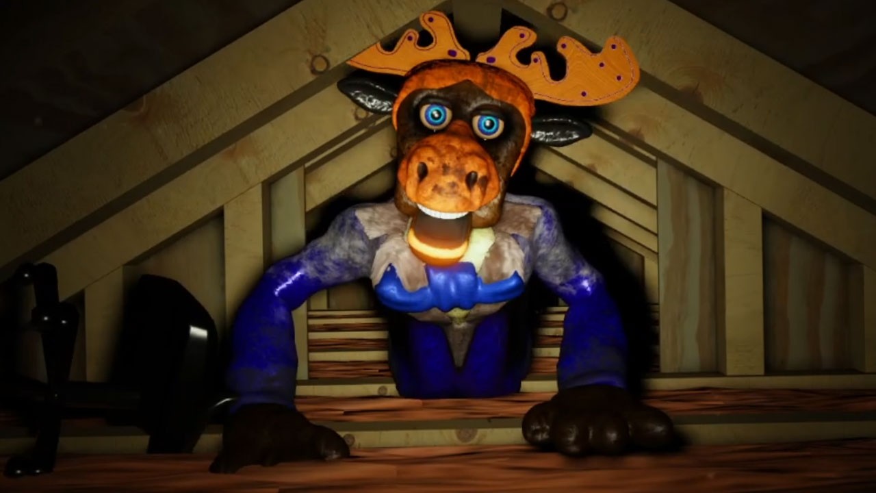 THE CHUCK E CHEESE FNAF GAME JUST UPDATED.. (THE ATTIC)