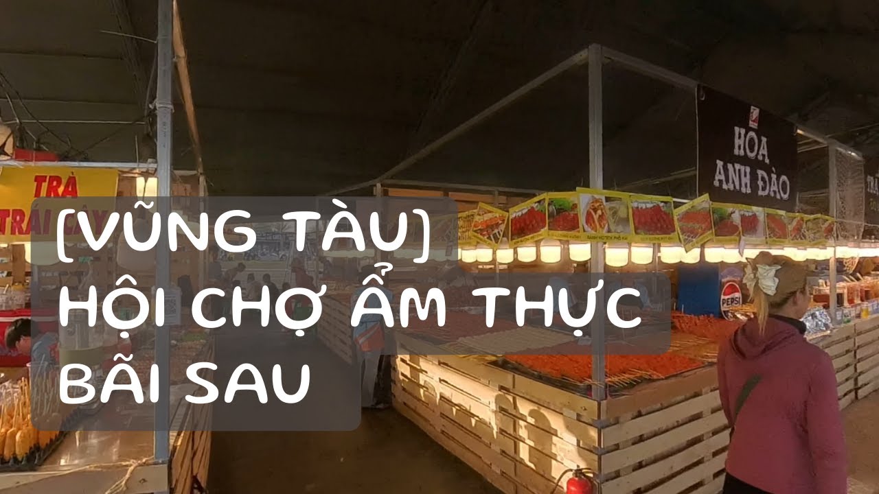 Vung Tau Back Beach Street Food Walk 🇻🇳 | Night Food Stalls