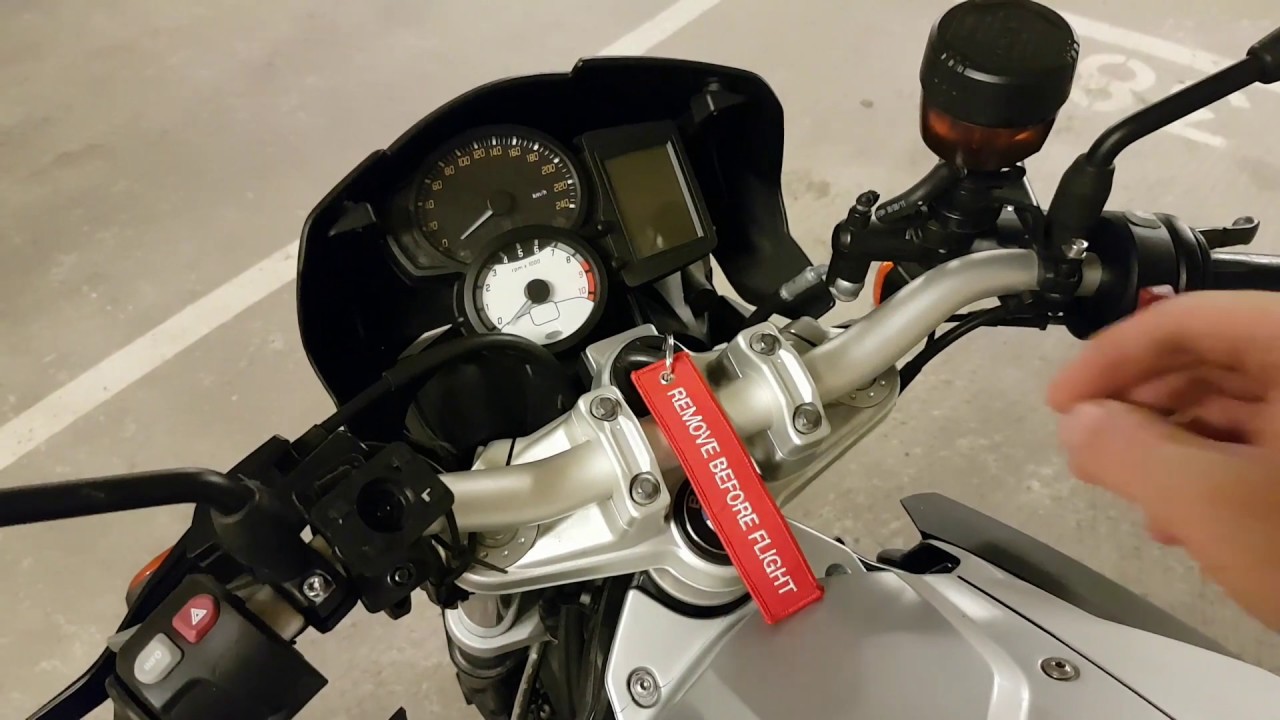 BMW F800R with Arrow slip-on titanium/carbon