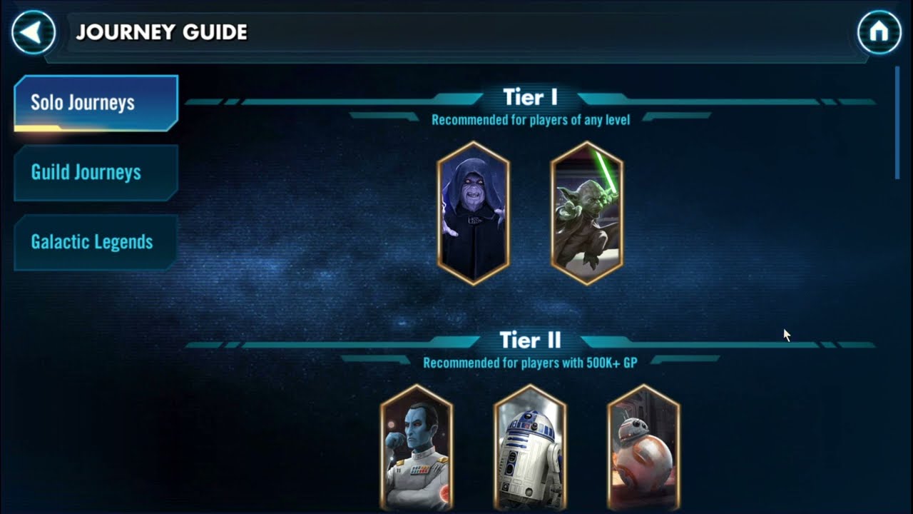 2026 - poradnik z kolejnością zbierania postaci w Star Wars: Galaxy of Heroes