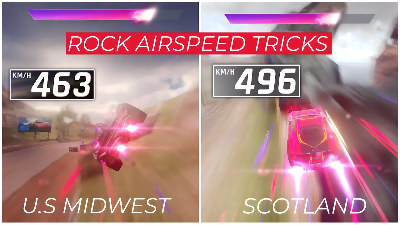 Master Rock Airspeed Tricks of Scotland & U.S Midwest | Asphalt 9 Legends