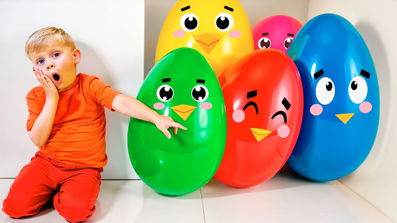 Happy Easter Day! Mysterious EASTER EGGS Adventure with Oliver and Mom