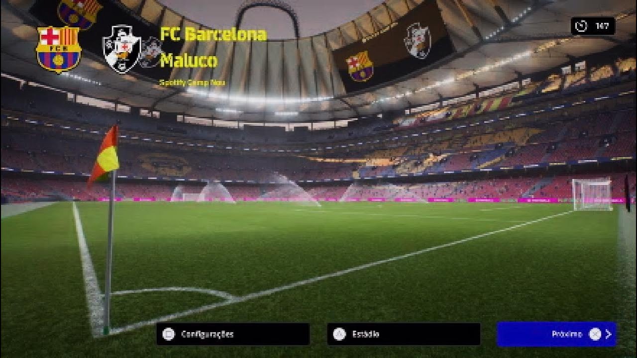 Divisões eFootball 2026 - Barcelona 1 x 0 Vasco.