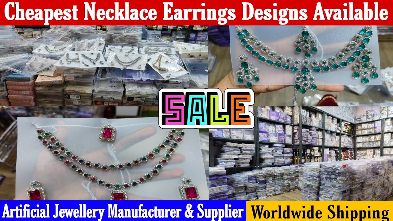 Bridal Fancy Necklace Wholesale Market in Delhi Sadar Bazar | Artificial Jewellery Supplier