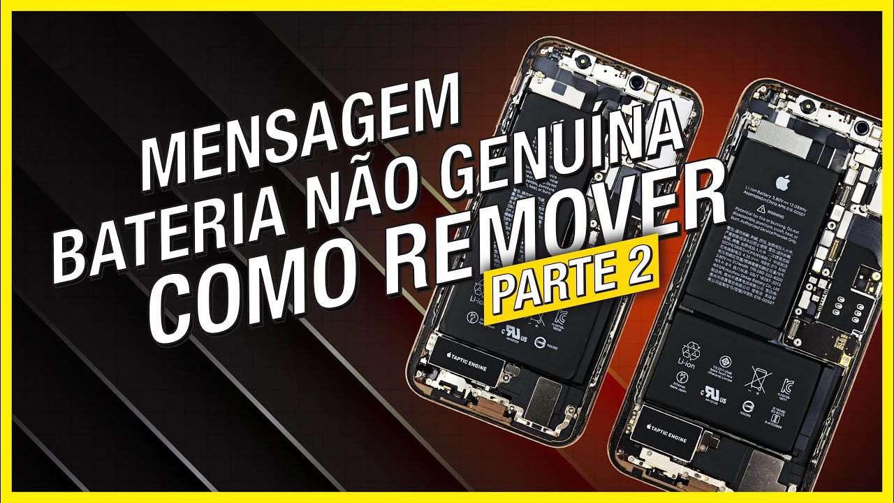 REMOVER MENSAGEM DE BATERIA NÃO GENUÍNA PT 2 - PROCEDIMENTO DA TAG 11 e 11PRO/11PROMAX