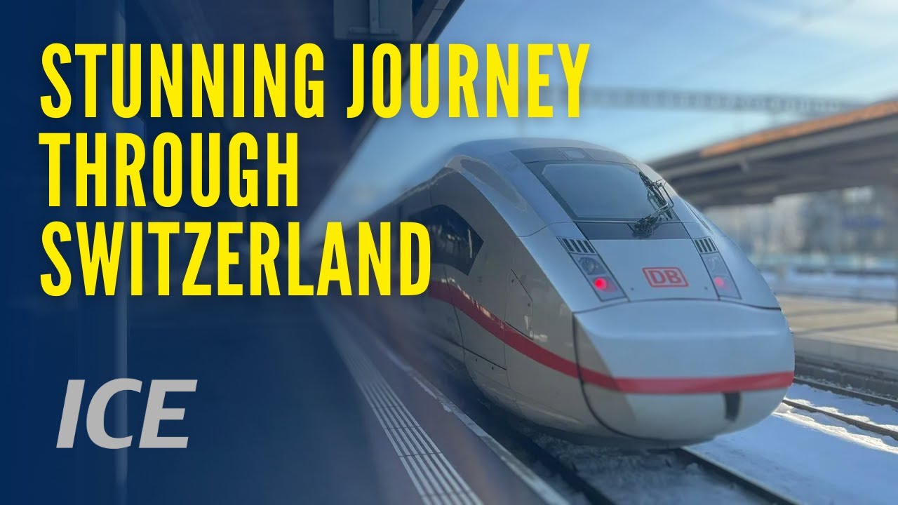 STUNNING Journey through Switzerland on DB's ICE 4
