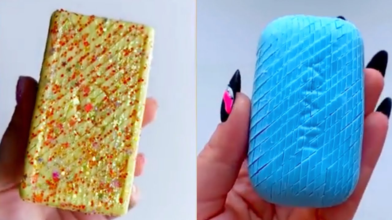 Satisfying Soap Cutting ASMR Sounds 🧼✂️