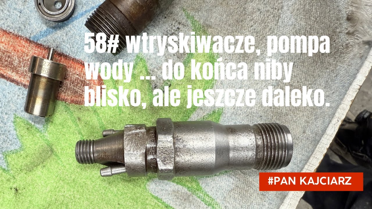 58# Wtryskiwacze się rozpadły. Remont silnika #hymermobil #mercedes #om602 