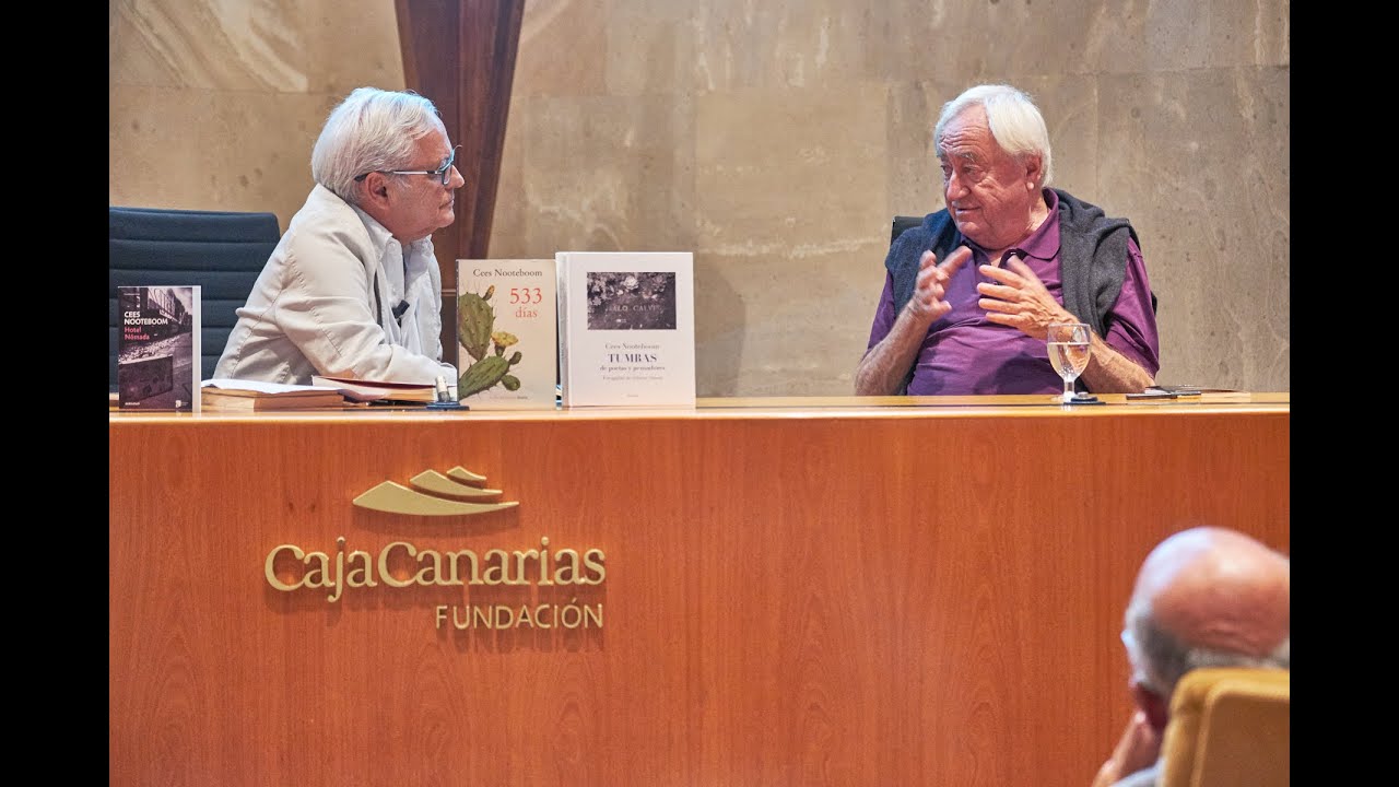 Cees Nooteboom y Juan Cruz: La Condici&oacute;n Humana CajaCanarias 2018