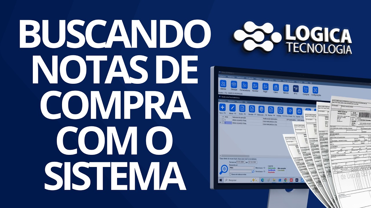 📥 Como Buscar Notas Fiscais de Compra pelo MD-e no Lógica SG Desktop