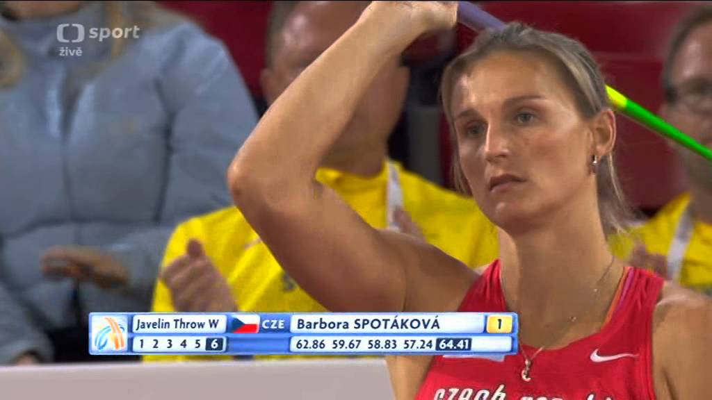 Barbora Špotáková  první pokus na ME Zürich 2014