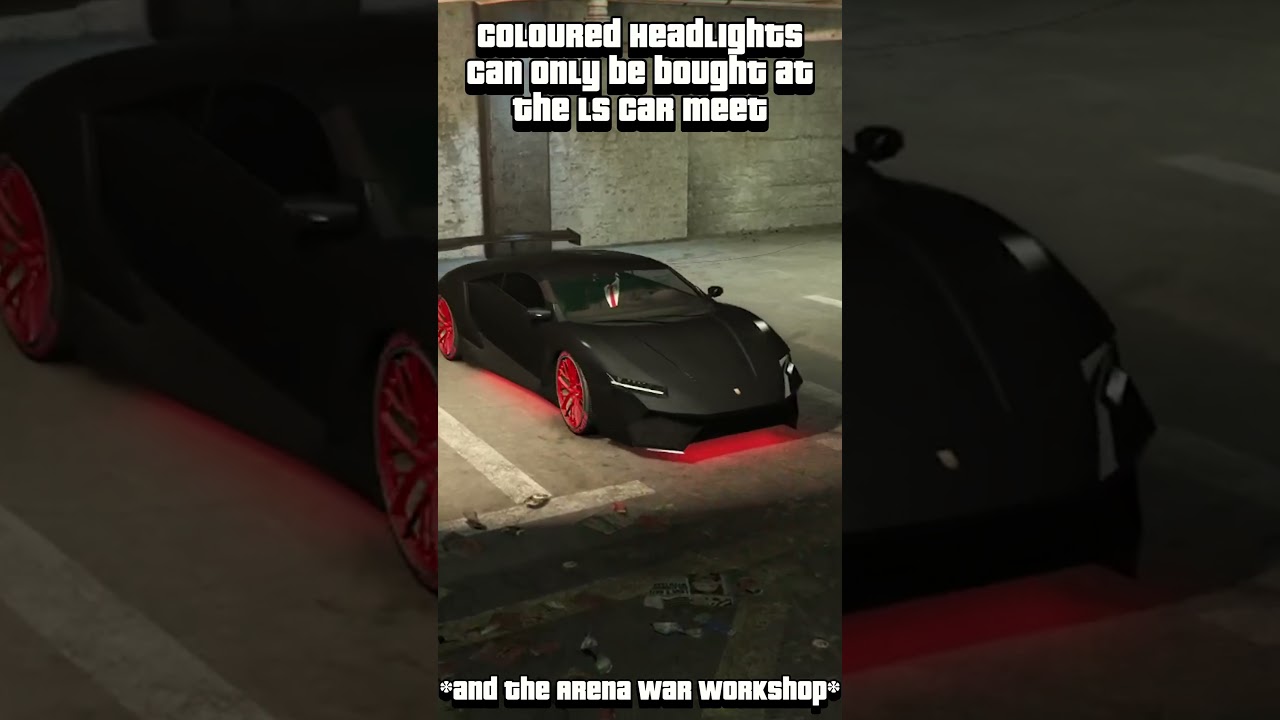 How to Get Coloured Headlights in GTA Online