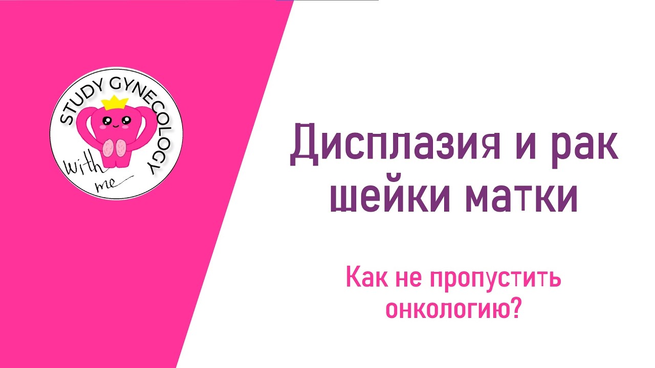 ГИНЕКОЛОГИЯ Дисплазия | Рак шейки матки | CIN | LSIL/HSIL (версия 2026 г.) - К ЭКЗАМЕНУ