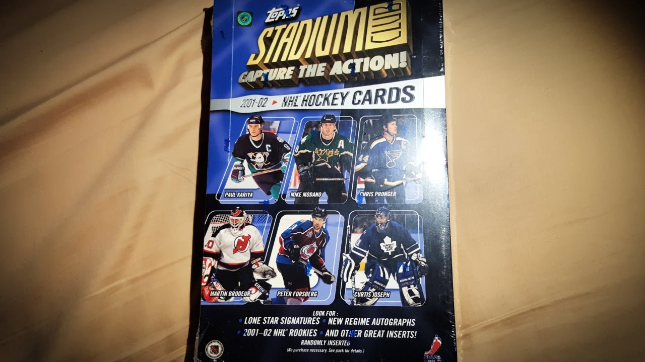 2001-02 Topps Stadium Club Hockey Box Break