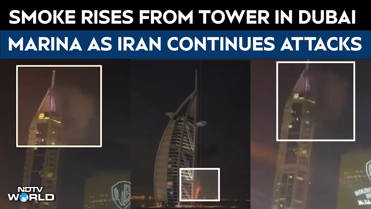 Dubai Attack | Smoke Rises From Tower In Dubai Marina As Iran Continues Gulf Attacks