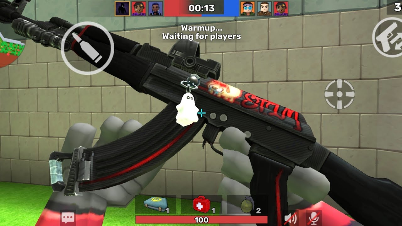 Kuboom gameplay ak47 sanya secret skin kuboom#short#video 