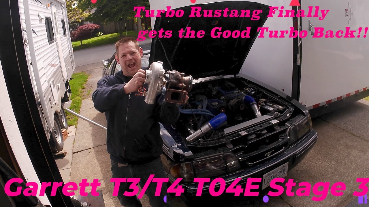 Garrett T3/T4 T04E Stage 3 Turbo, Goes back on the Turbo Rustang  2.3L Foxbody Build!