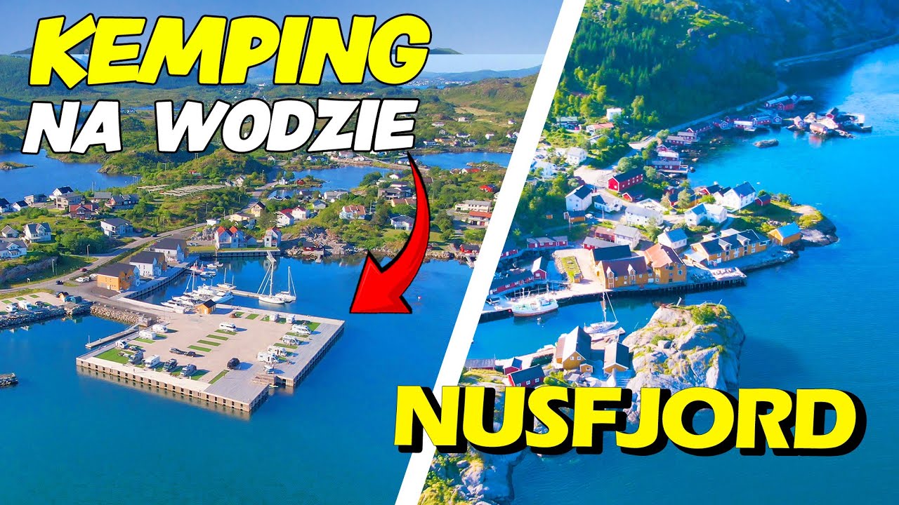 Kemping na wodzie! Reineholmen Lofoten Bobilcamp ❤️Nusfjord wioska rybacka na Lofotach