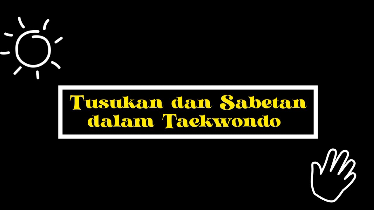 Teknik Tusukan dan Sabetan dalam Taekwondo!!! | Icha Aurel Fresyana