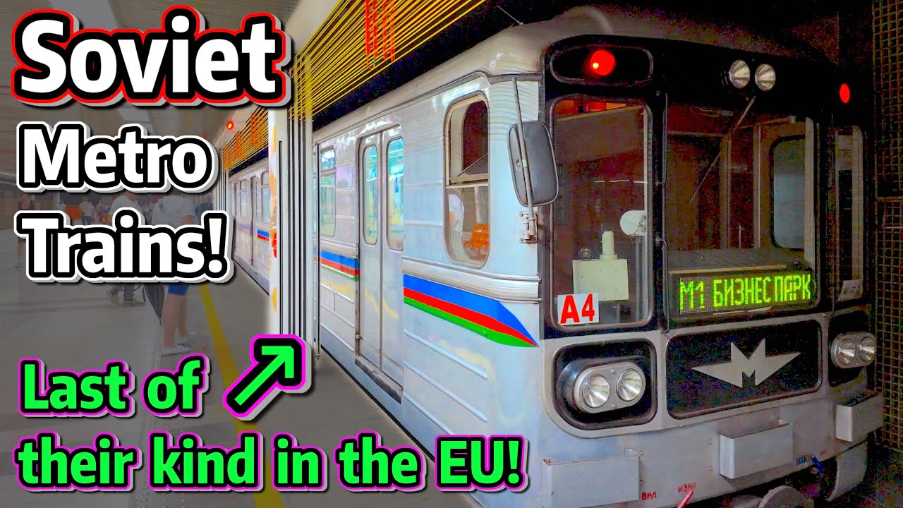 ⁴ᴷ⁶⁰ Экскурсия по метро: внутри последних оригинальных советских поездов метро в ЕС в Софии, Болг...