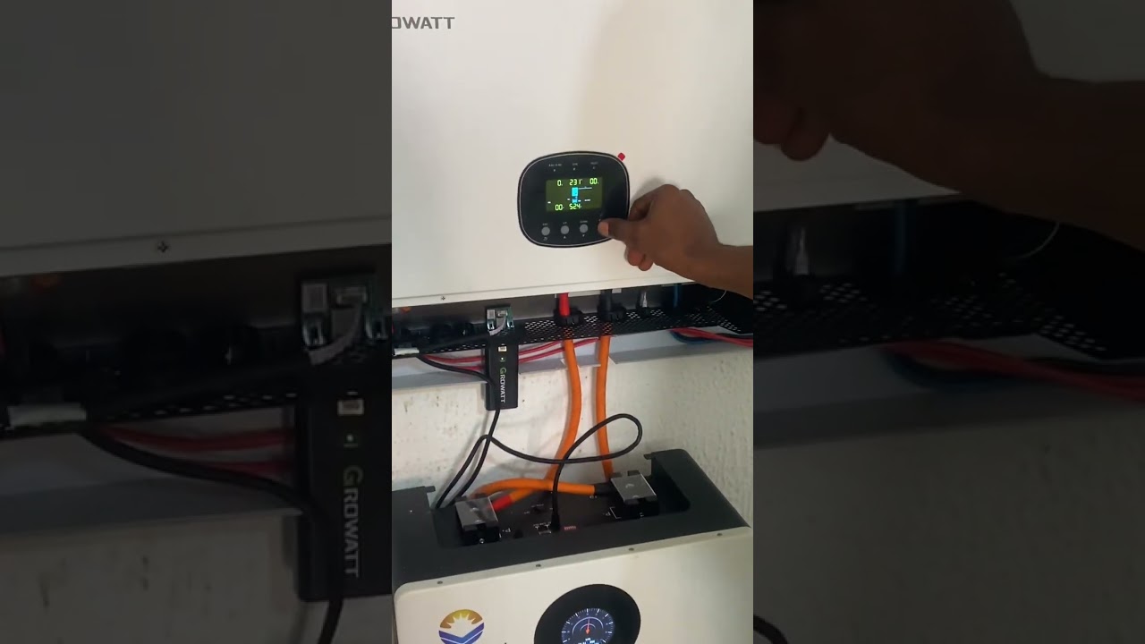 How to communicate Lvtopsun lithium battery to Growatt inverter #renewableenergy #reels #viral #vilr