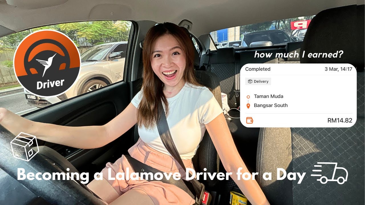 I Became A Lalamove Driver For A Day🚗 (how much did i earn, honest opinions) 💰