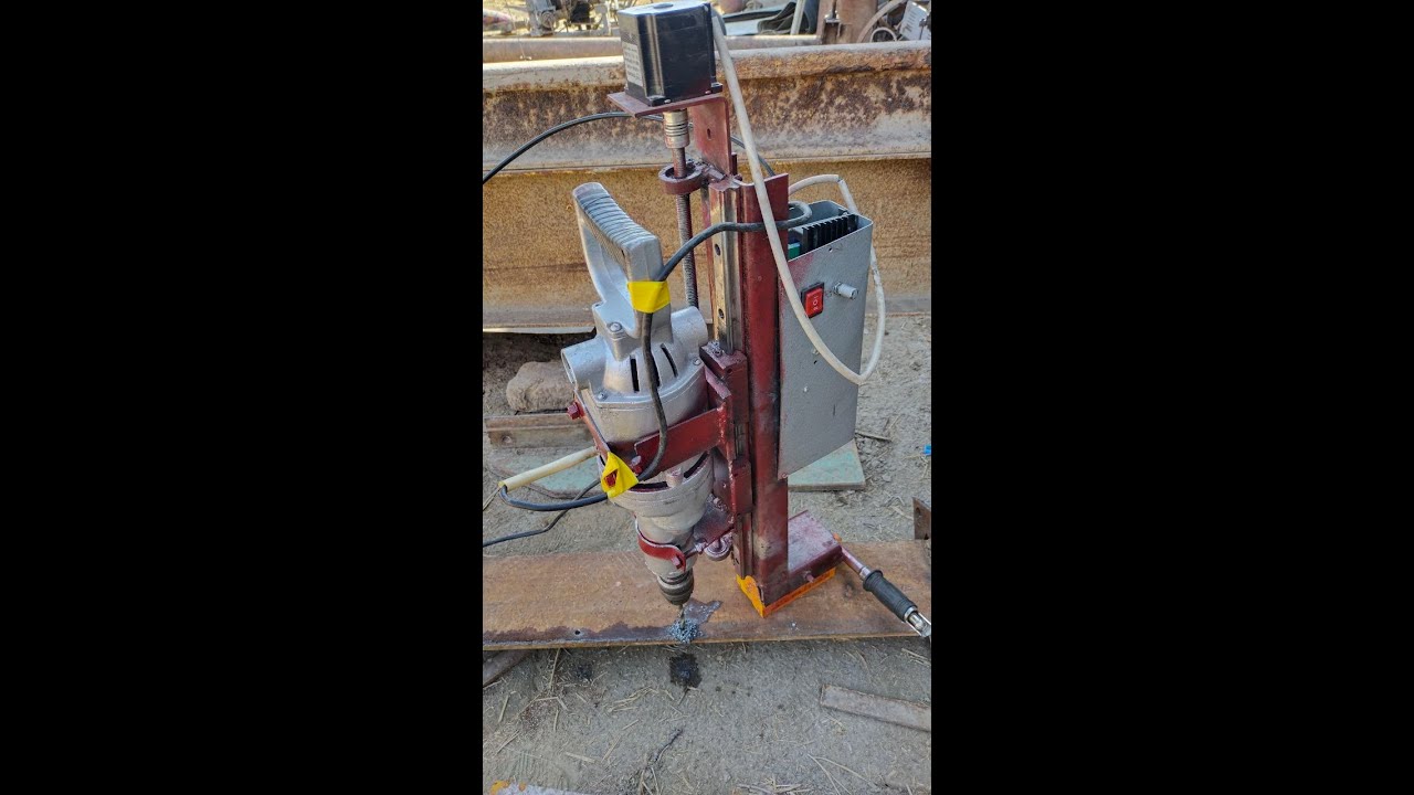 Magnetic Drill homemade