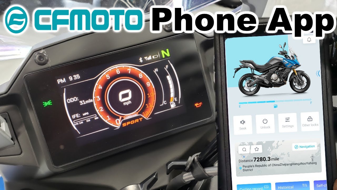 CFMOTO RIDE Motorcycle Phone App Explained, Navigation & Bike Info, 3 Seas Recreation