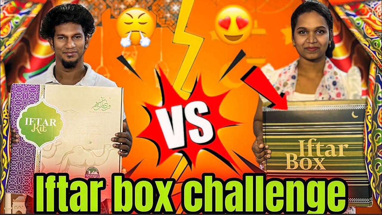 Lftar box food challenge 😤😍￼￼
